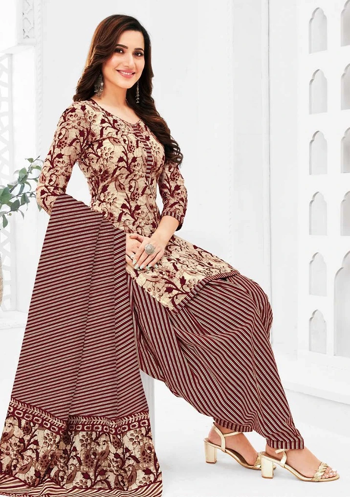 Ganpati Gouri Vol 8 Pure Cotton Wholesale Salwar Suit Catalog — Wholesale Salwar Suits, Ganpati wholesale from Surat - Gallery Image 11